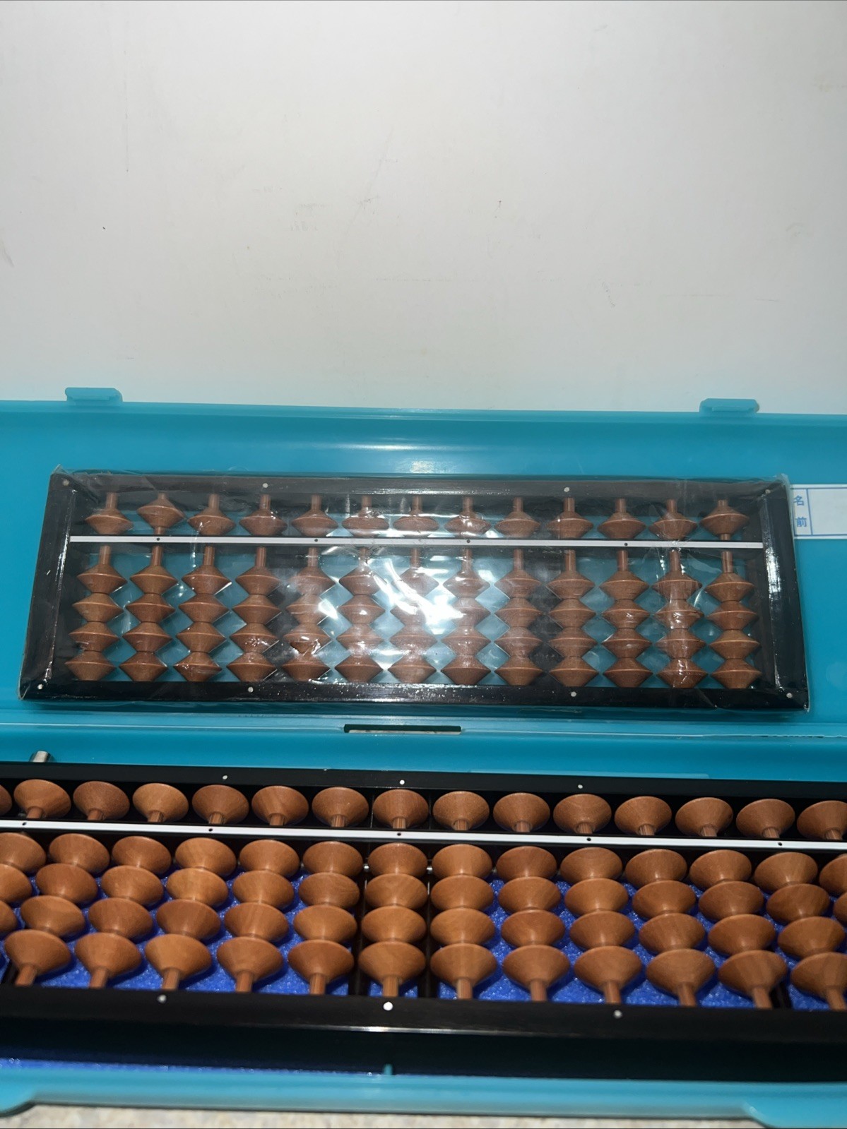 2 Maruichi Abacus Soroban 23 & 13 digits One-Touch Wooden +Inlays+Case