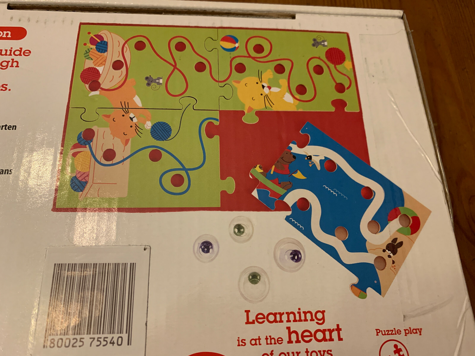 Hape Toys Kids Scribble Maze Fine Motor Marble Game New