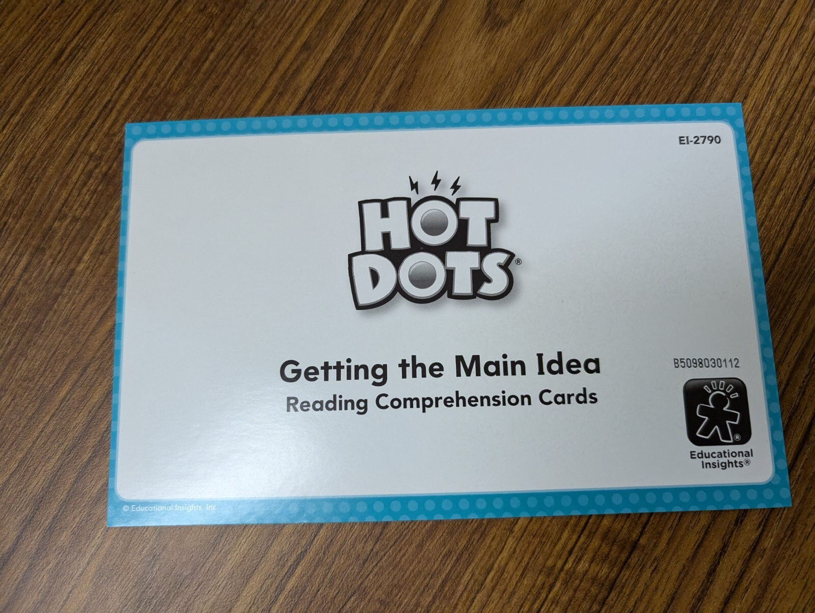 Reading Hot Dots Getting the Main Idea Gr. 2-6