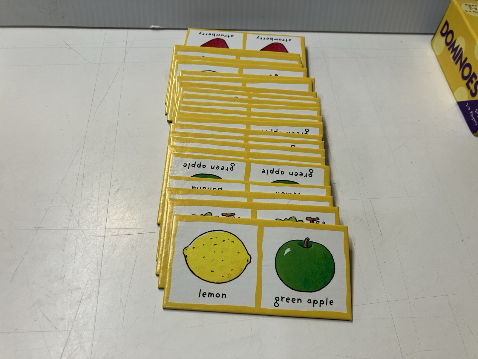 My First Brain Quest Preschool Fruit Dominoes Educational No Instructions