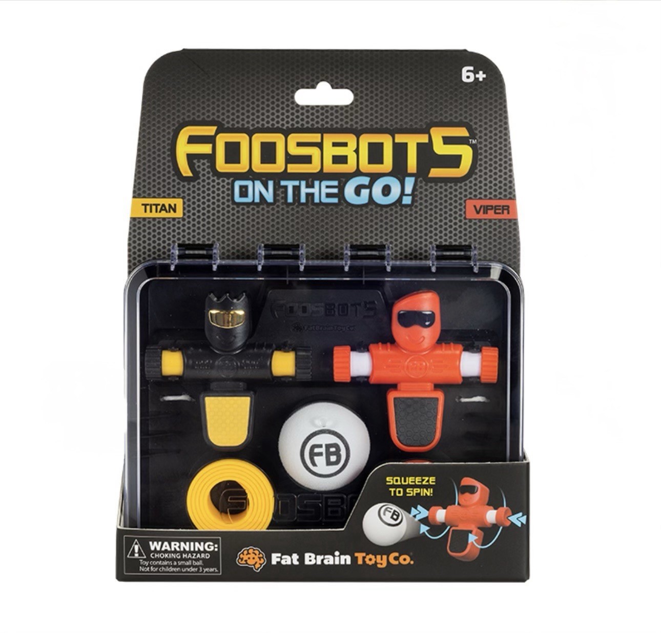Foosbots – Set of 2 Foosbots with Silicone Goal lines and a ball – NEW!