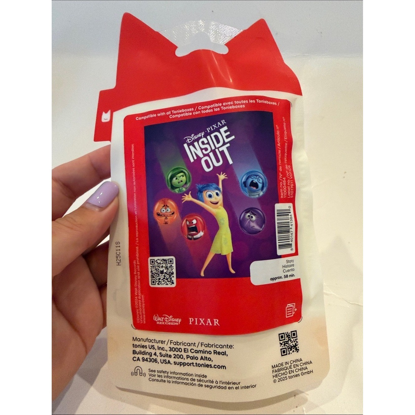 NWT Tonies Disney Pixar Inside Out Joy Figure – Yellow Dress, Blue Hair