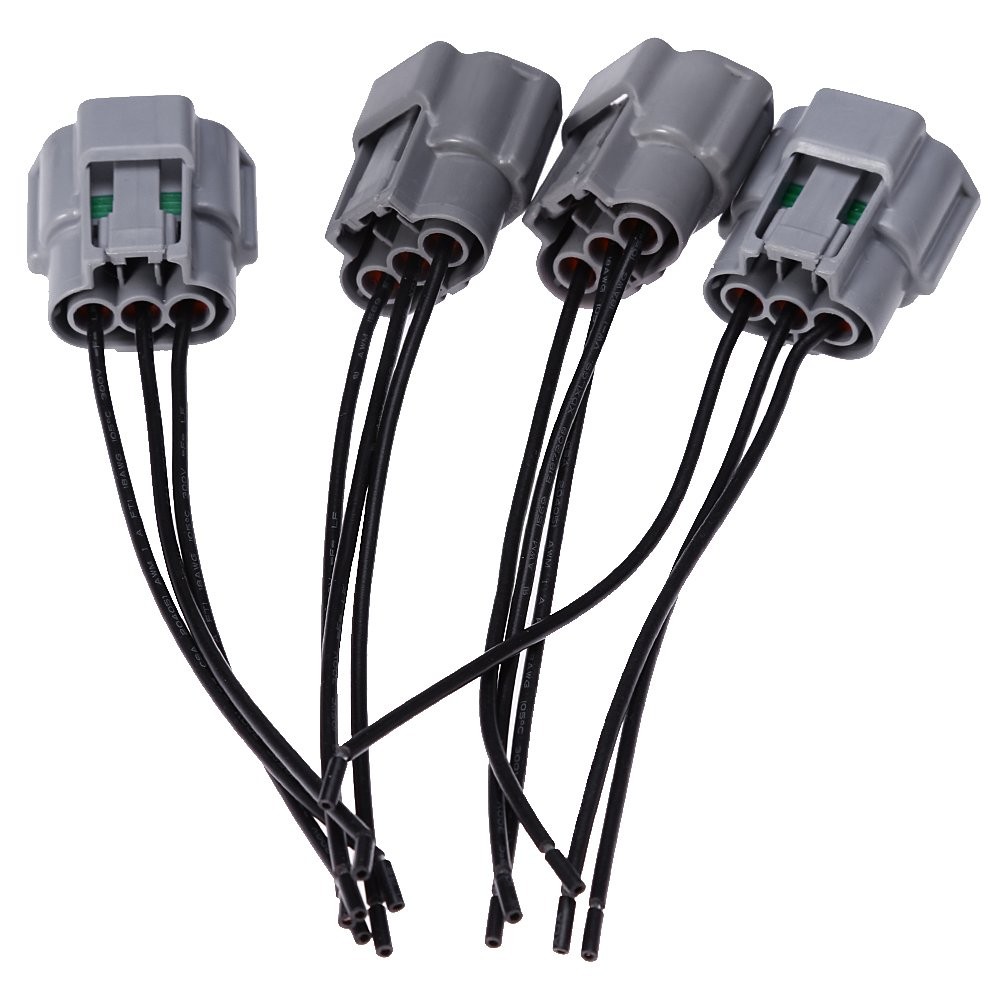 Hoypeyfiy 4pcs Ignition Coil Pack Wiring Harness Connector Replacement for…