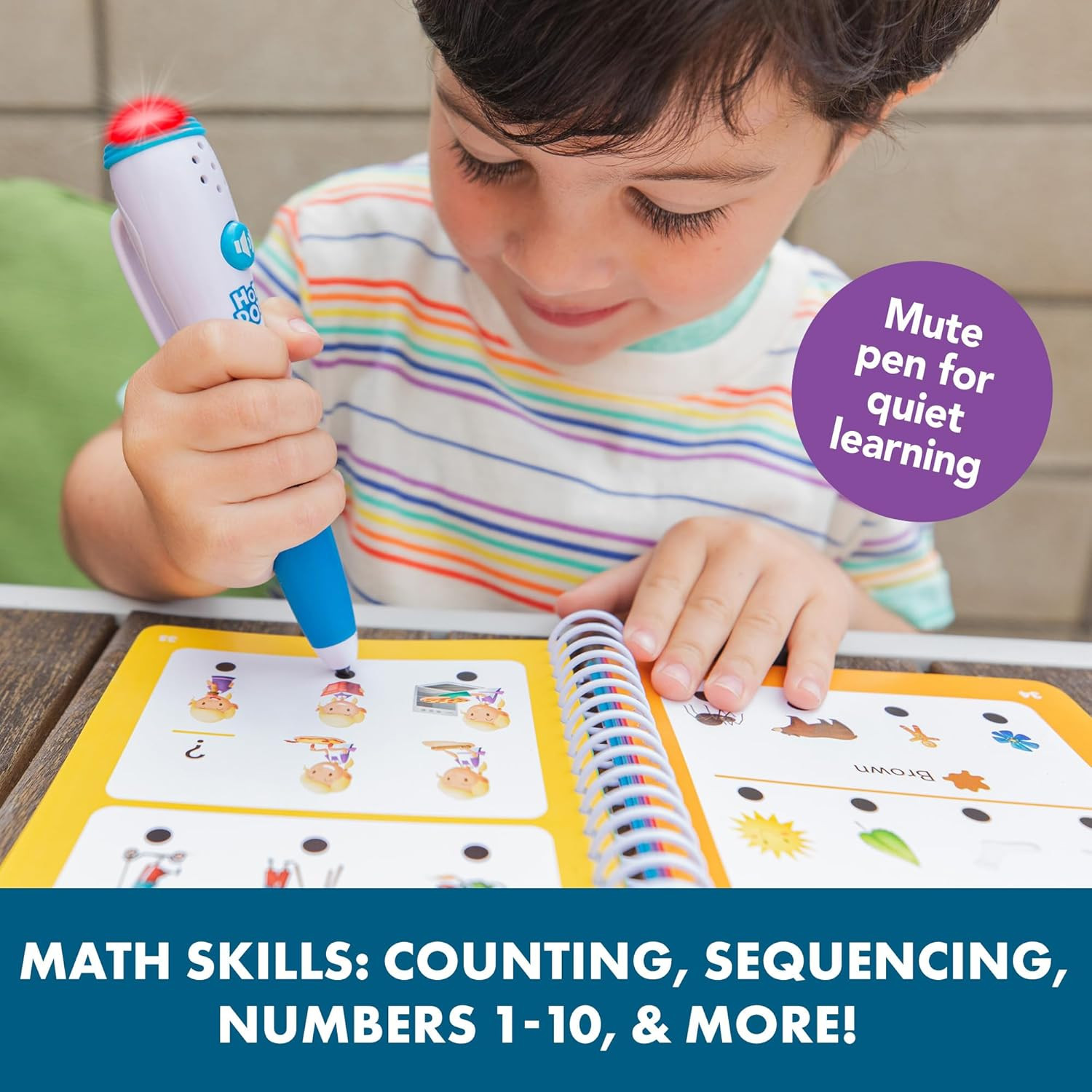 Hot Dots Preschool Essentials: Reading & Math Workbook – Preschool Workbooks wit