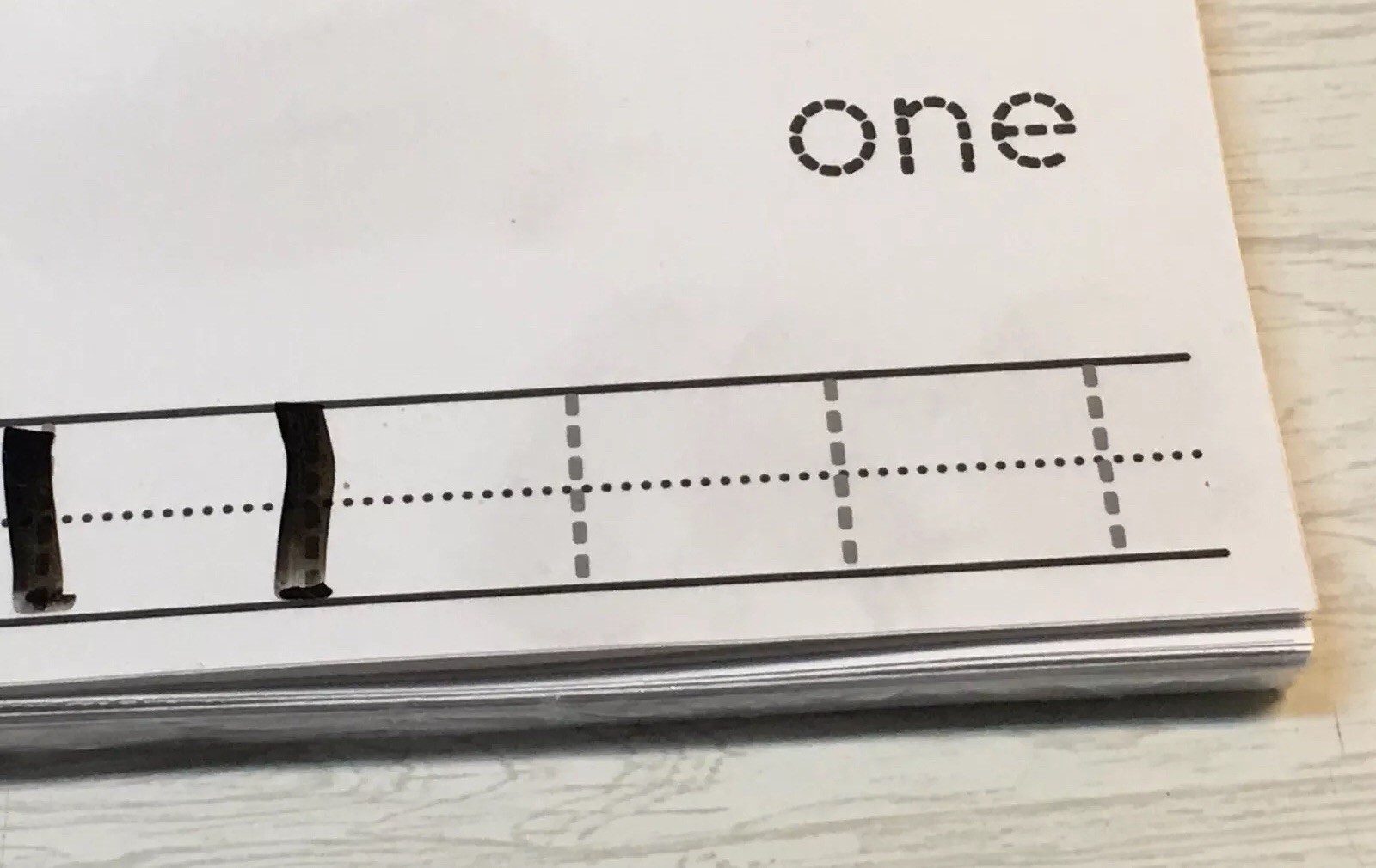 Numbers 1-20 Directional lines -laminated dry erase cards. Preschool Tracing.