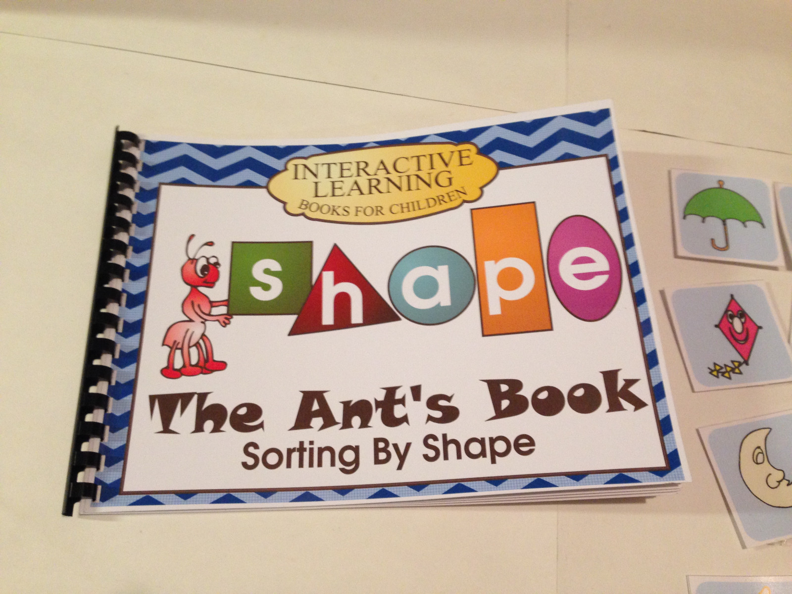 Interactive Learning Books for Children – Shapes- w/ 30 Laminated Cards Set