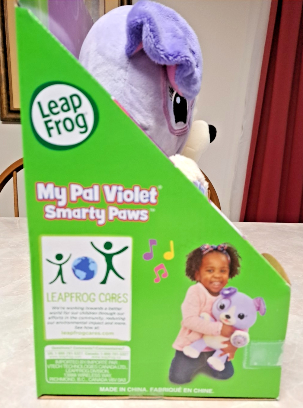 New LeapFrog My Pal Violet Smarty Paws – 40+ Songs & Phrases – Interactive Plush
