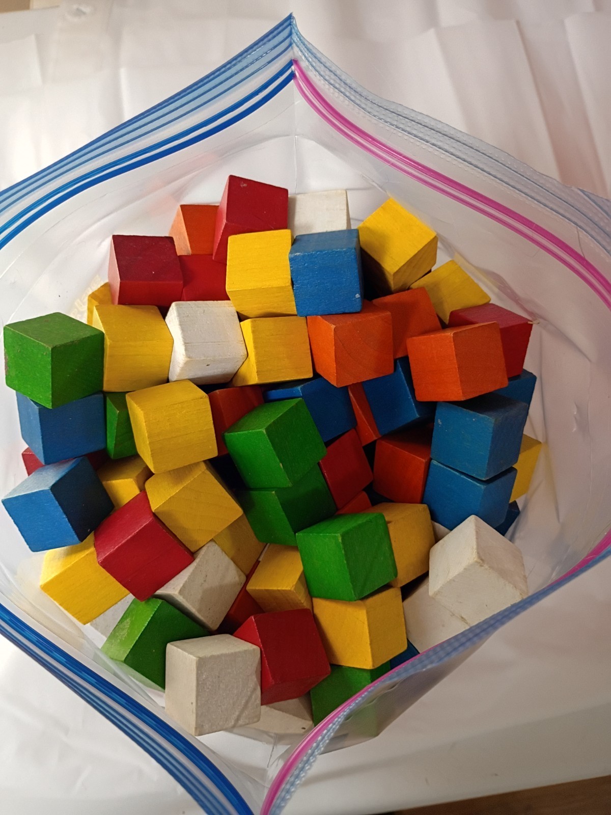 340 Wooden Blocks Educational Building Set 1 inch
