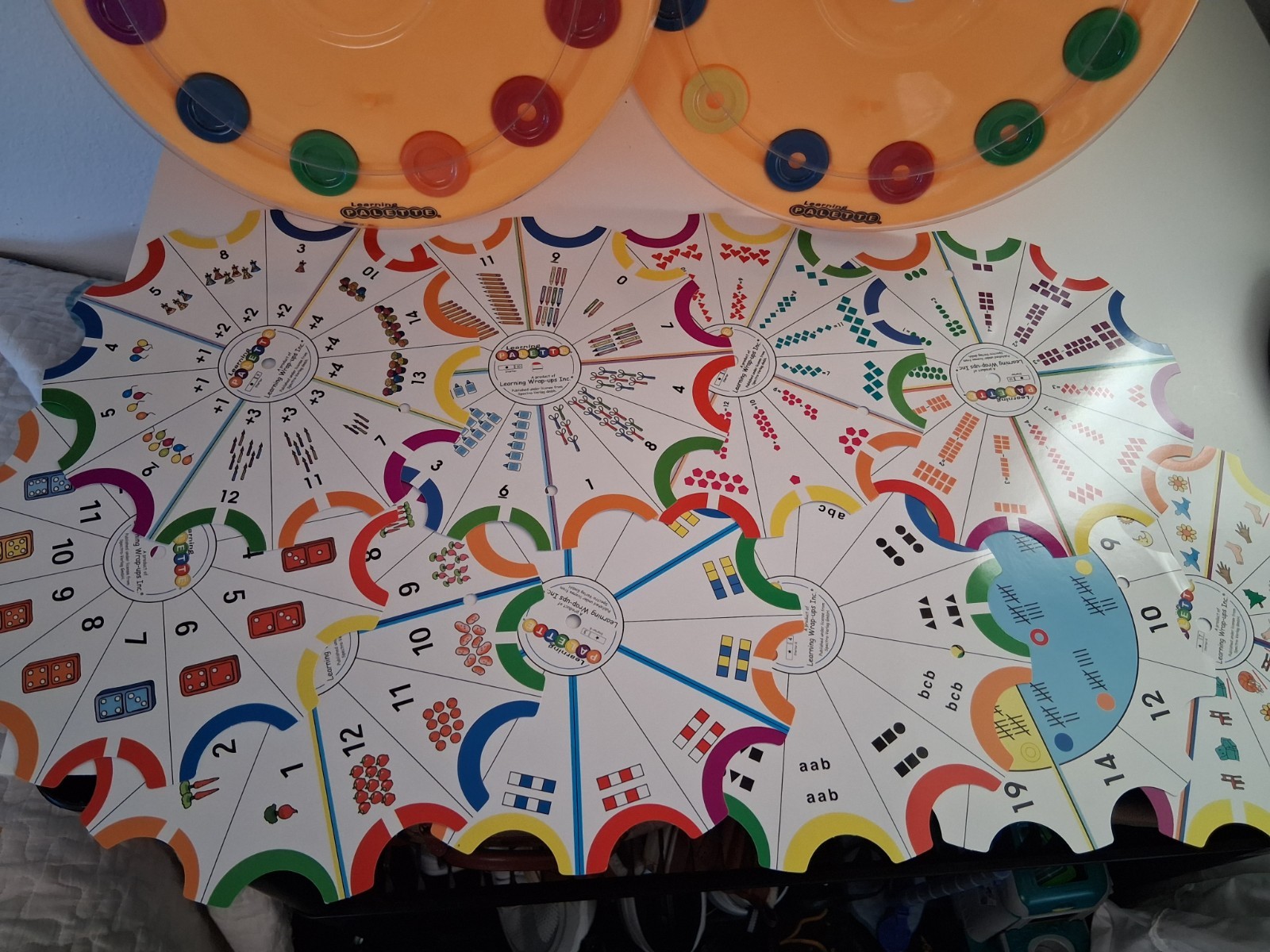 Usborne Early Learning Palette 18 Early Numbers Cards 1st Grade Starter Set