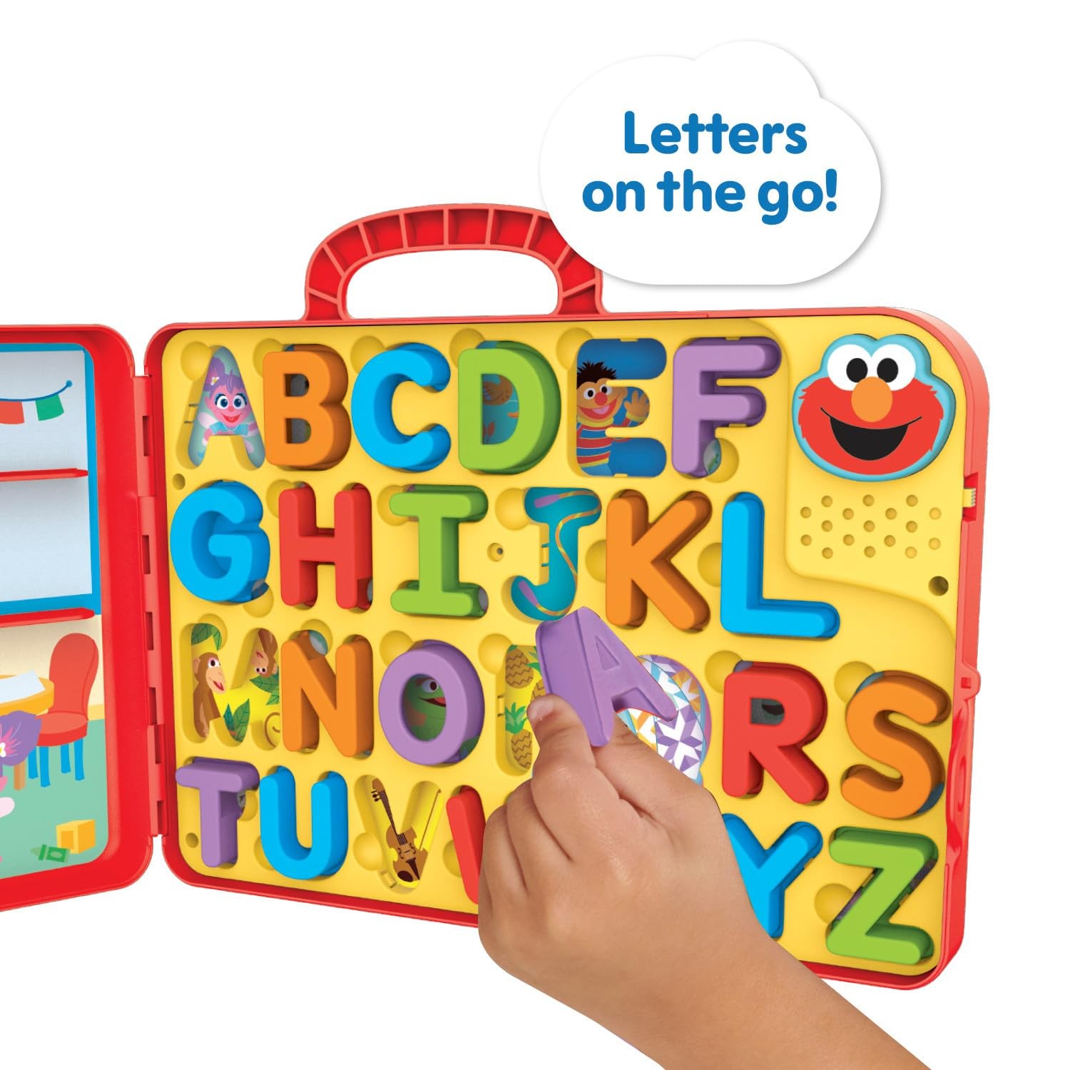 Sesame Street Elmo’s Learning Letters Bus Activity Board, Preschool Learning and