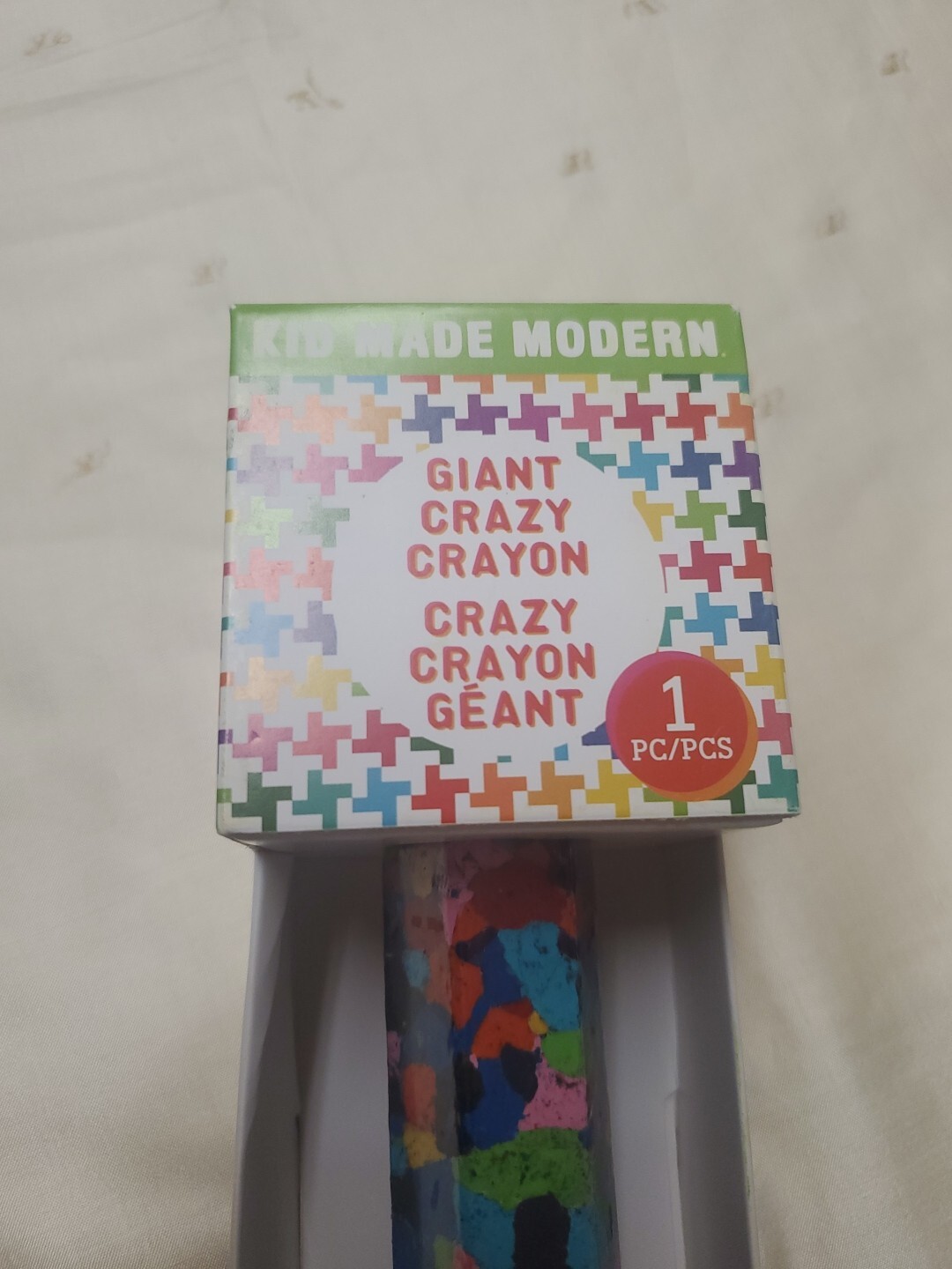 Kid Made Modern Giant Crazy Crayon Bright, 64 Colors In 1 Giant Crayon. NIB