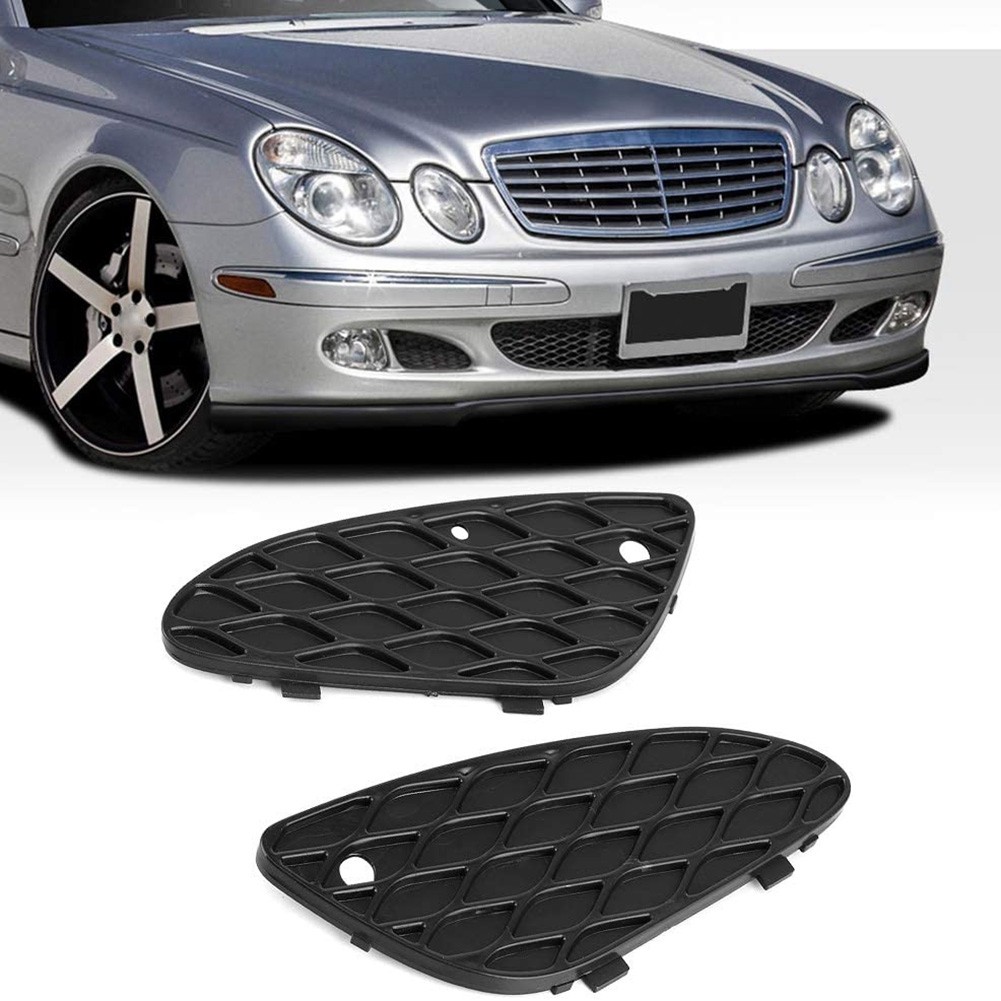 Front Left and Right Bumper Grille Insert Mesh Cover for E-Class W211 E3204550