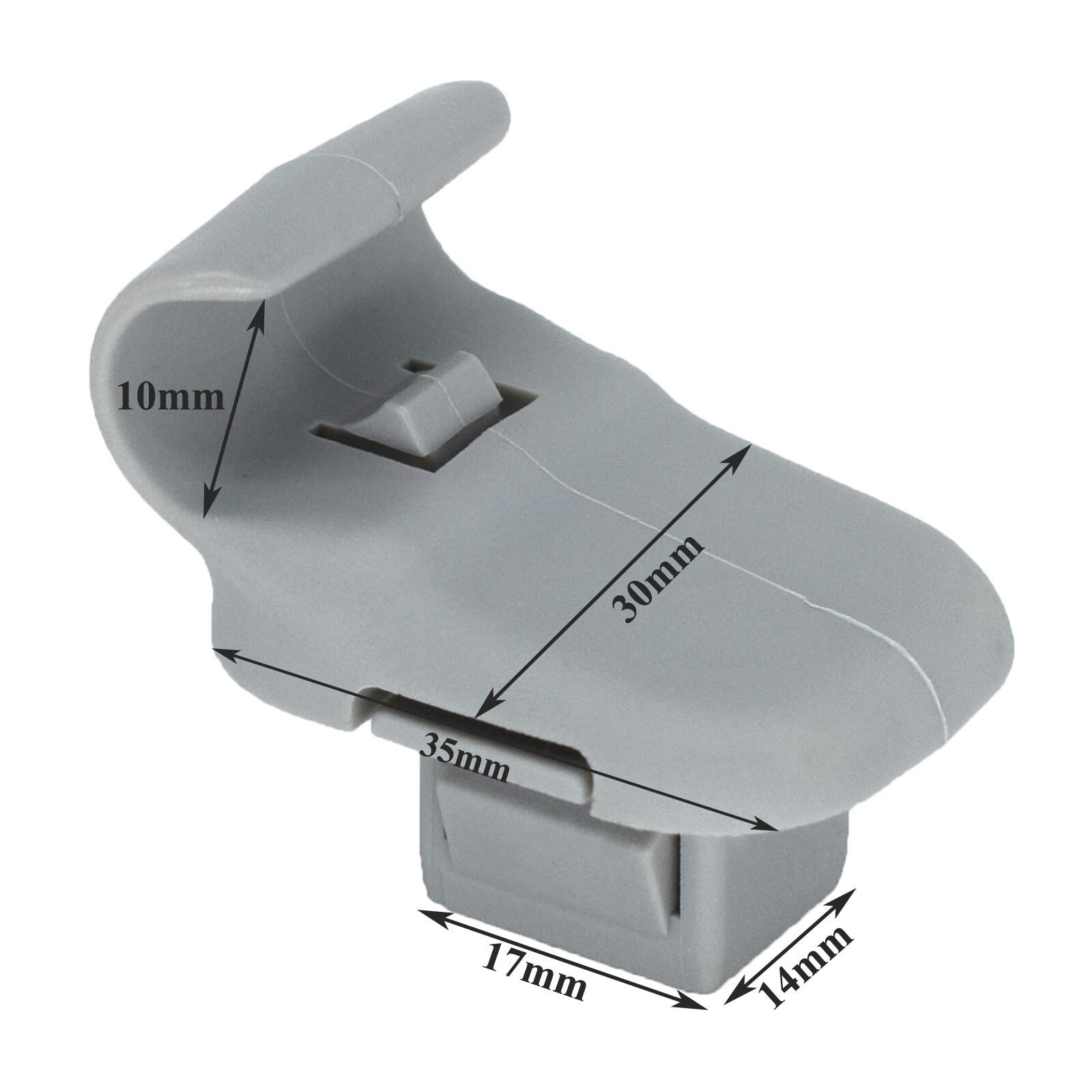 Pair For Mazda 3 5 6 CX-7 CX-9 RX-8 MPV Gray Car Sun Visor Clip LC6269261B77