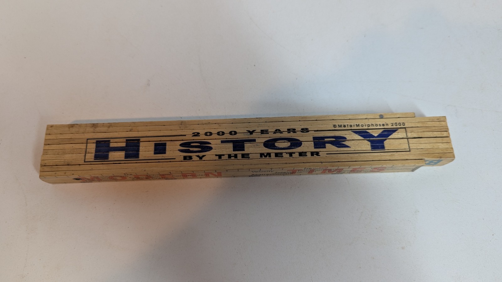 Folding Ruler 2000 Years of History by the Meter Homeschool History