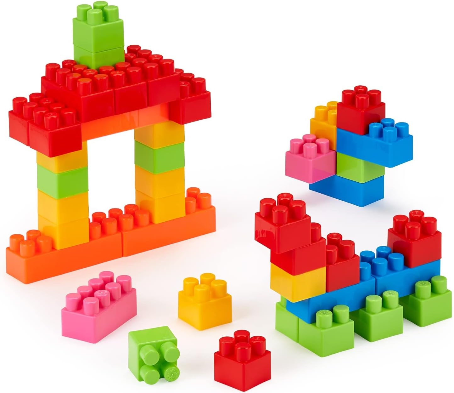 Ecoiffier Jouets 838 – Abrick Stacking Brick Bag – Construction Set for Children