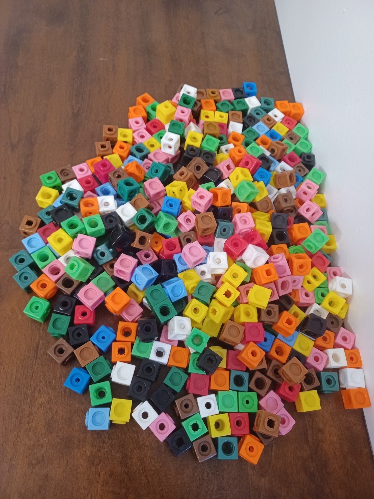 MATHLINK CUBES INTERLOCKING EDUCATIONAL MATH FOR COUNTING, SORTING,PATTERN, OVER