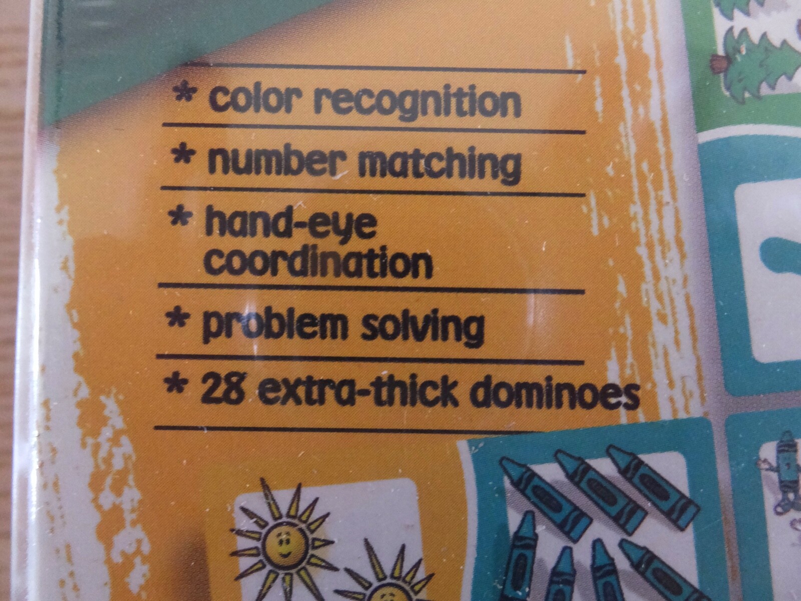 Crayola Color Dominoes, Color Recognition, Number Matching, Problem Solving 2004