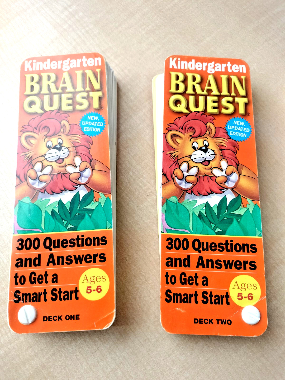Brain Quest 1999 Question/Answer Kindergarden & 4th Grade – 3 Decks