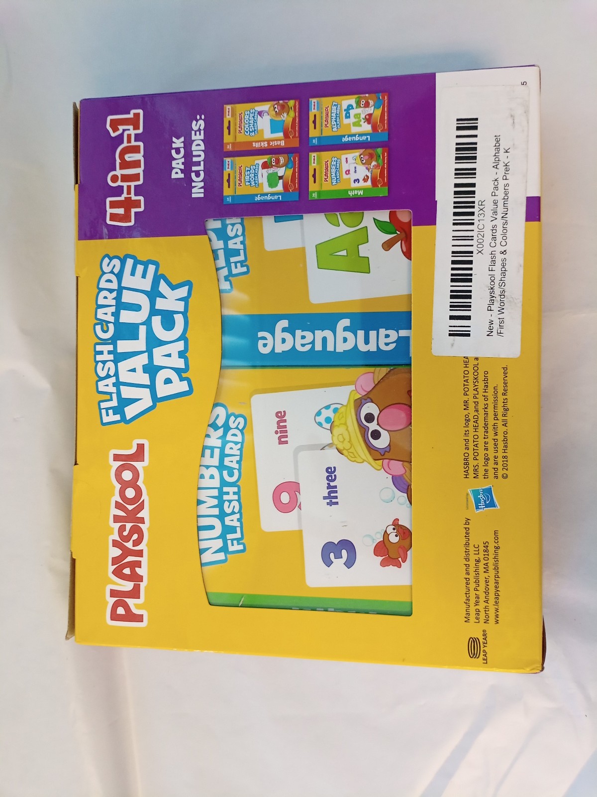 PLAYSKOOL Flash Cards Value Pack – Mr Potato Head