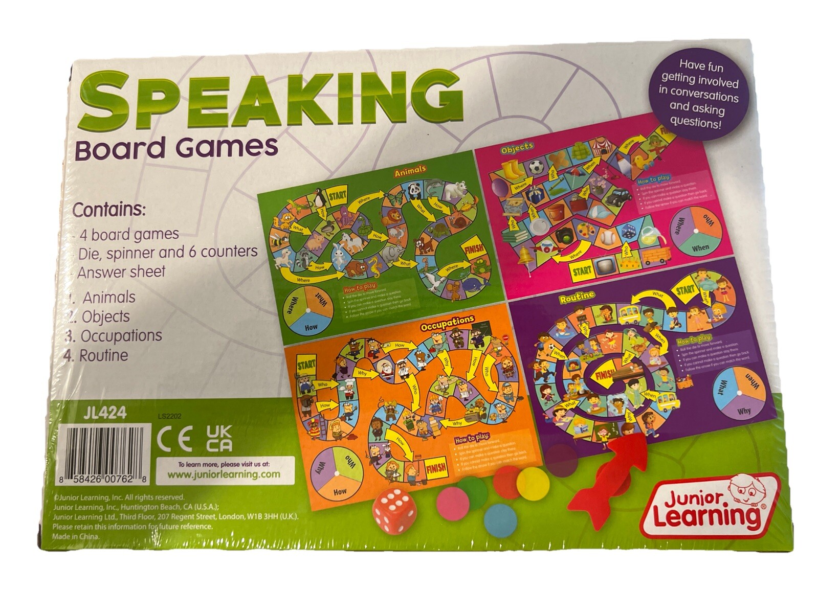 Junior Learning Speaking Board Games