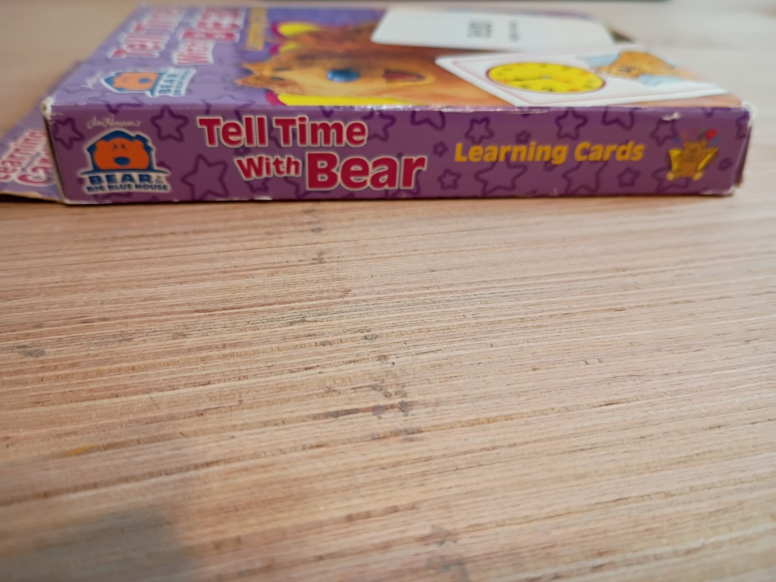 Bear in the Big Blue House RARE “Tell Time With Bear” Learning Cards Ages 2-5