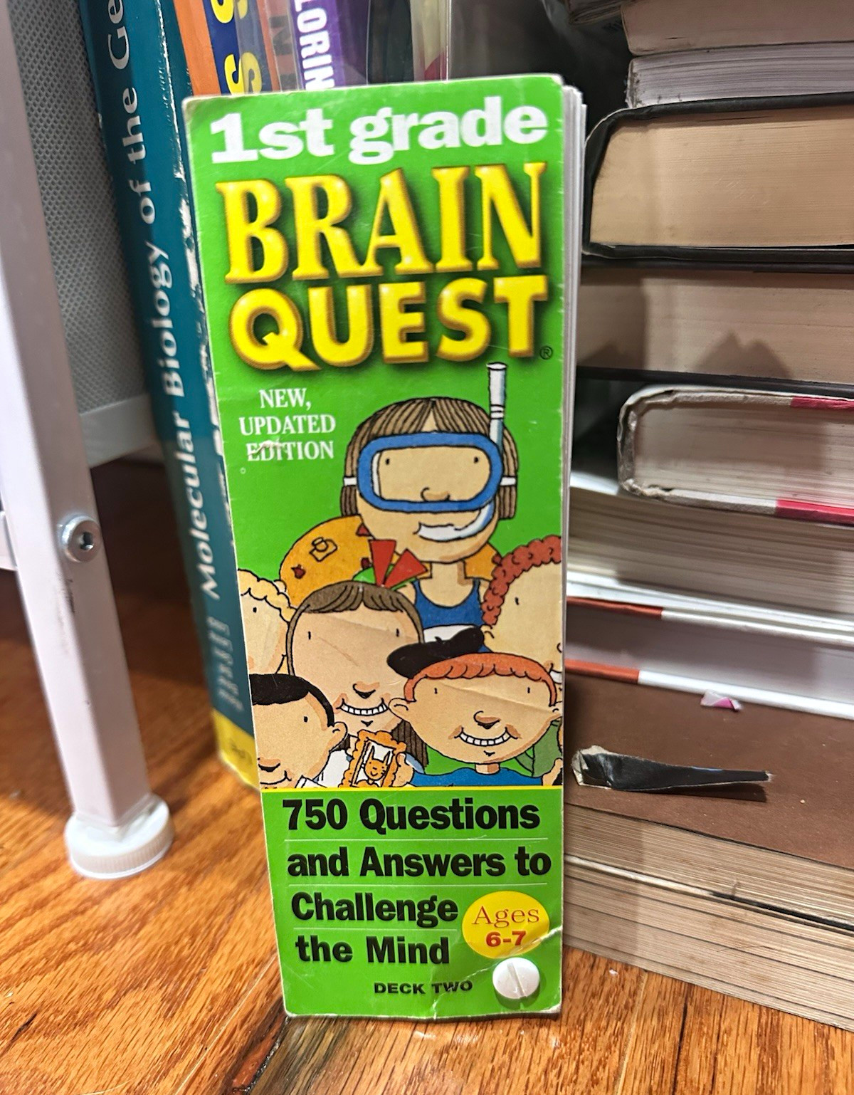 Brain Quest 1st Grade Deck Two Card Deck 750 Questions & Answers Ages 6-7