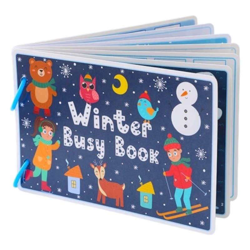 Lightweight Reusable Sticker Learning Book For Toddlers Motor Skills Practice