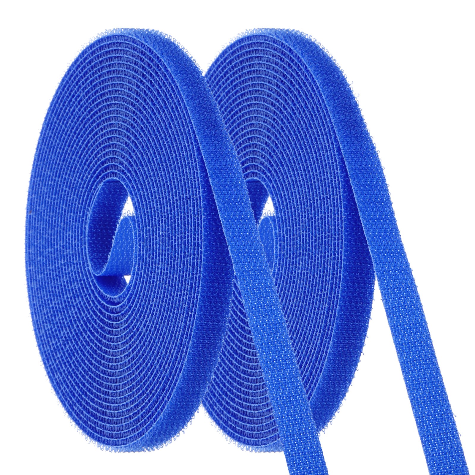 2pcs Carpet Marker Strips 0.4 Inch x 16.4 Ft, Floor Markers Nylon Strip, Blue