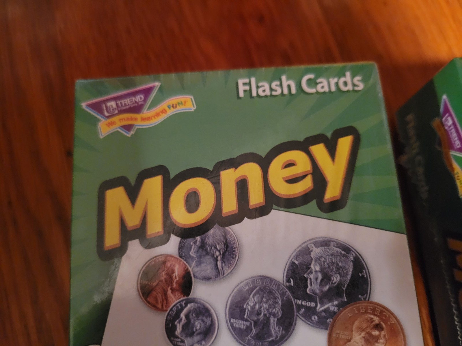 Trend Enterprises – Lot Of (2x) New Sealed Educational Money Flash Cards (NISB)