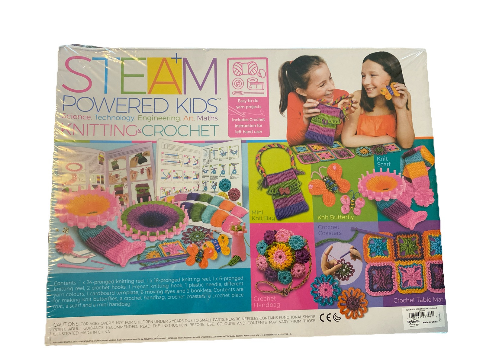 STEAM Powered Kids: Knitting And Crocheting • 4M • New / Sealed!