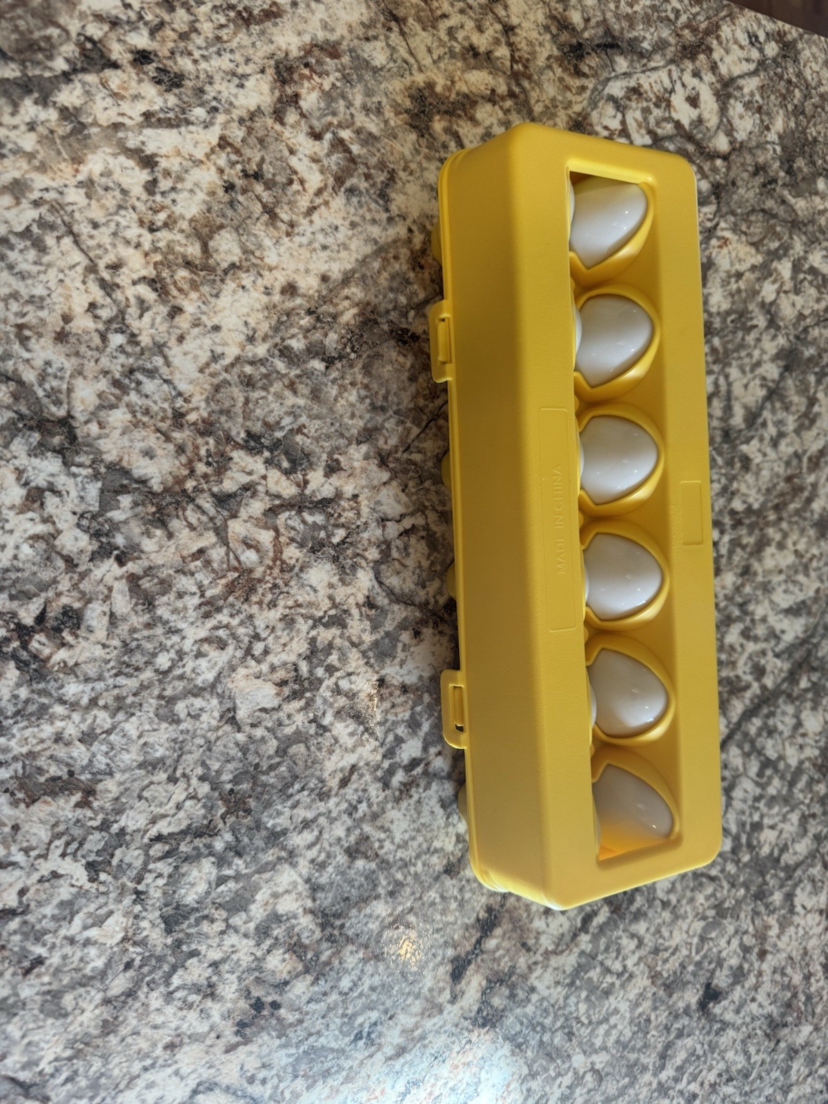 Shape Sorter Eggs Yellow Carton Shapes/Colors Multicolor