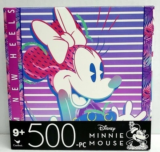500pc DISNEY MINNIE MOUSE PUZZLE JIGSAW COLORFUL CARDINAL NEW