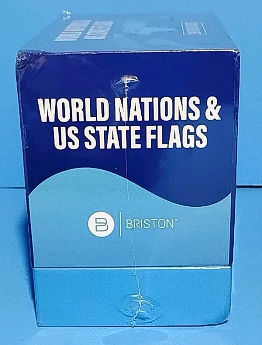 Flash Cards World Nations & US State Flags – 290 Geography Flashcards Kids Teens