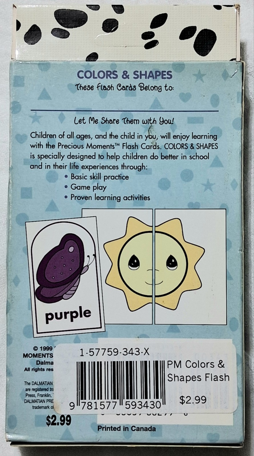 Precious Moments Educational Flash Cards Set Colors And Shapes, Numbers 1-100