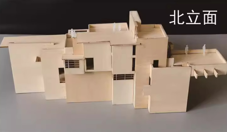 1/75/100 Scale Fallingwater Villa 3D Wooden DIY Building Model Assembly Kits Set