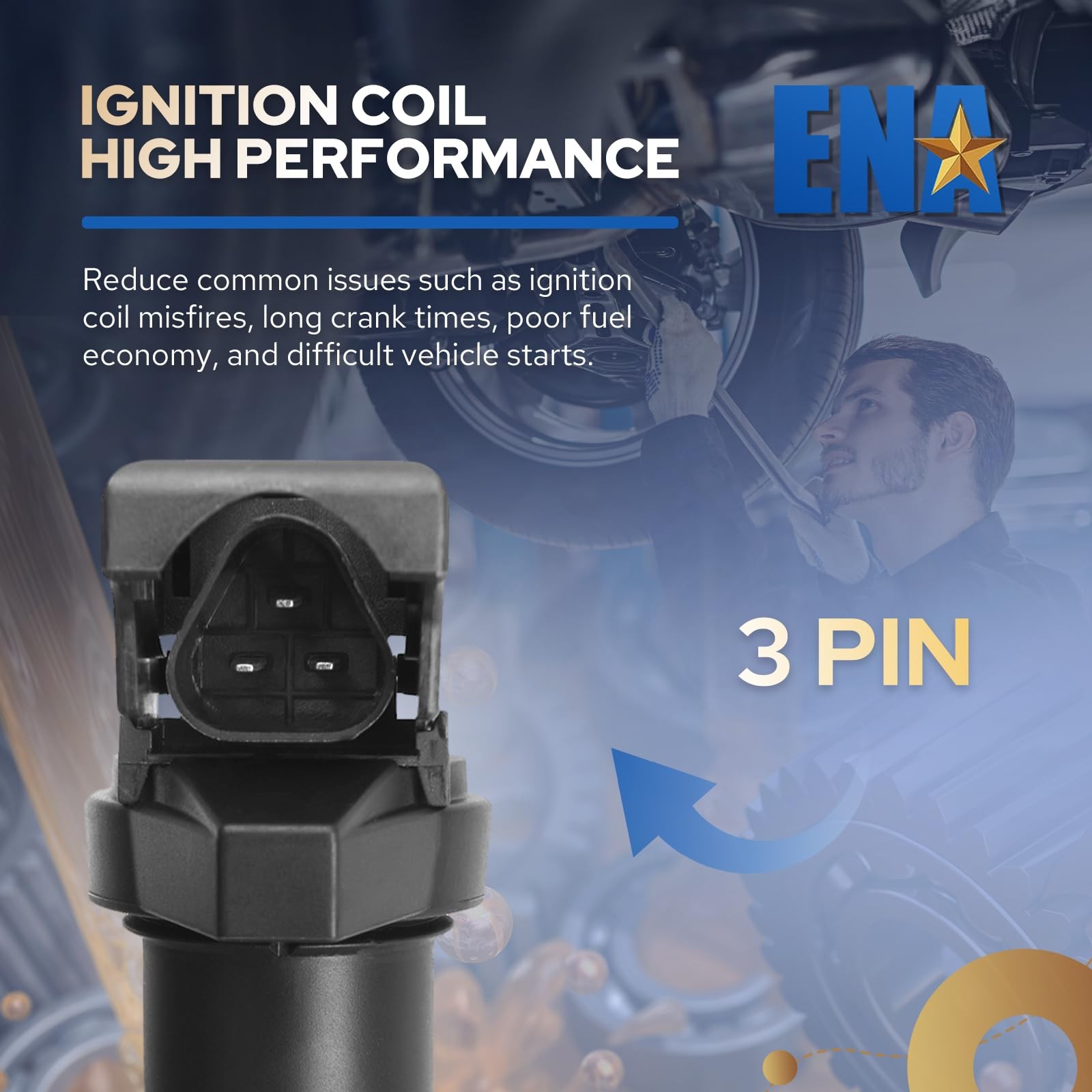 Ignition Coil Pack Compatible BMW 128i 335i 325i E60 M5 2001-2016