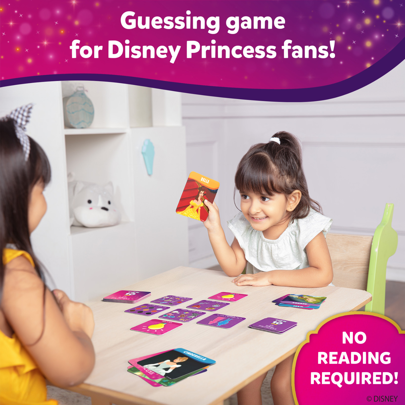 Skillmatics Card Game – Guess in 10 Junior Disney Princess for Kids Ages 3 to 6
