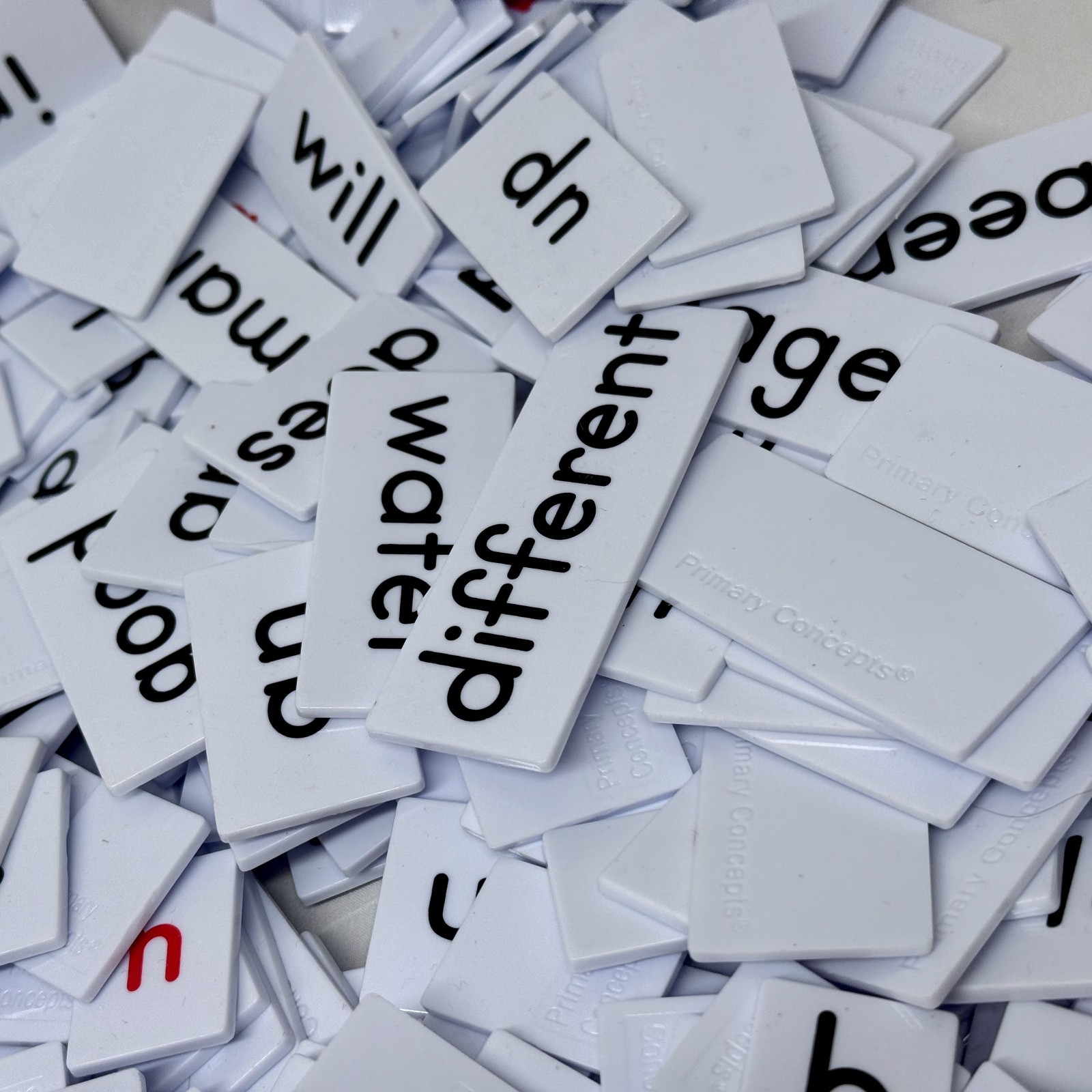 Primary Concepts Educational Alphabet & Word Tiles – 700 PLUS LOT