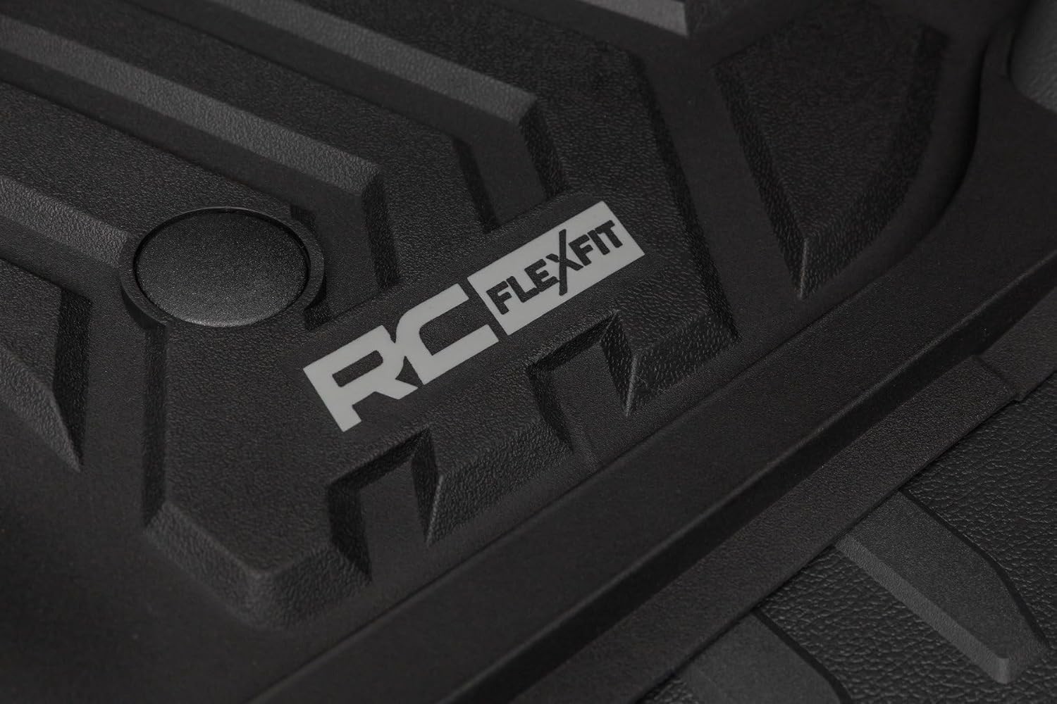 Rough Country Flex-Fit Floor Mats for Ford F-250/350 Super Duty (2017-2025) Crew