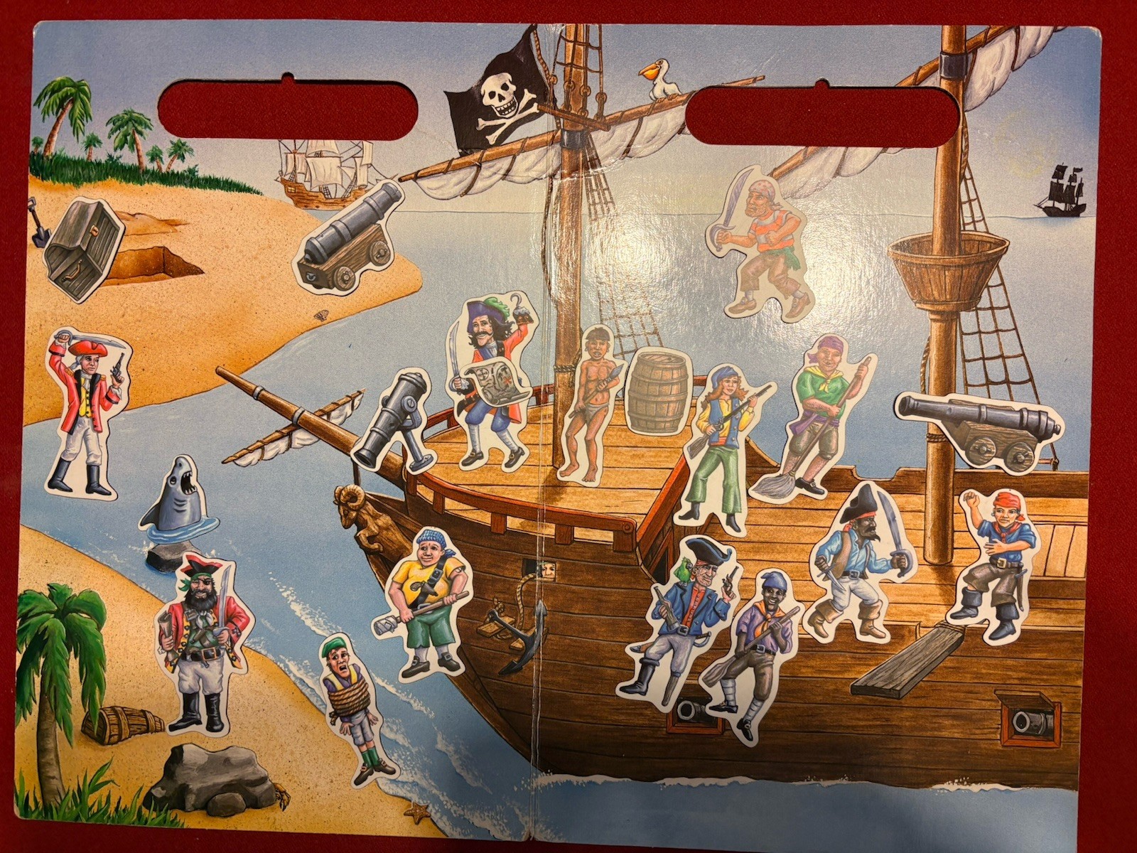 3 Smethport Magnetic Play Sets Lot: Ocean Adventure, Enchanted Sea, Pirate 3-4Y