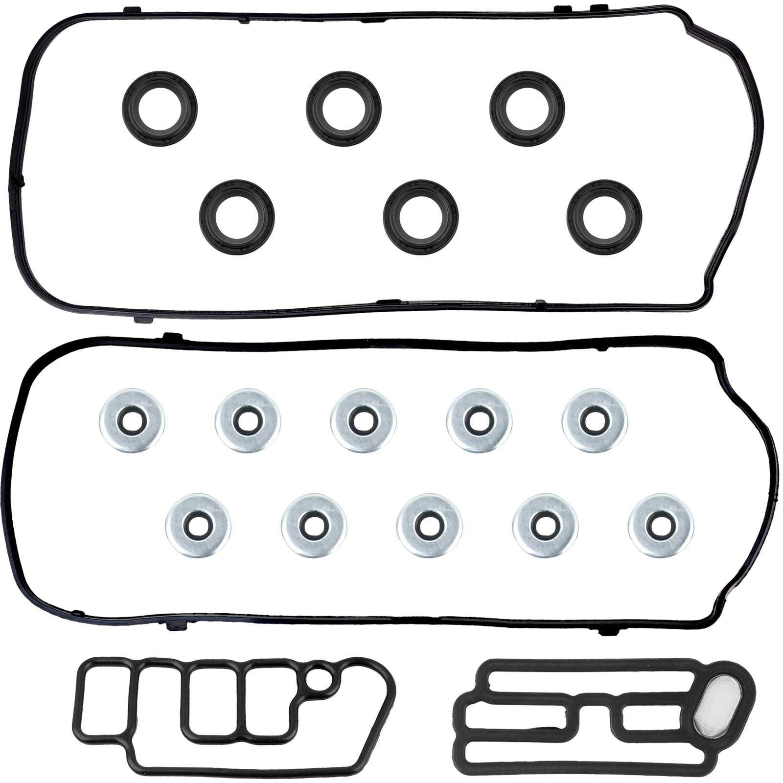 VS50773R Engine Valve Cover Gasket Set Kit & 15845-R70-A01 Solenoid Valve…