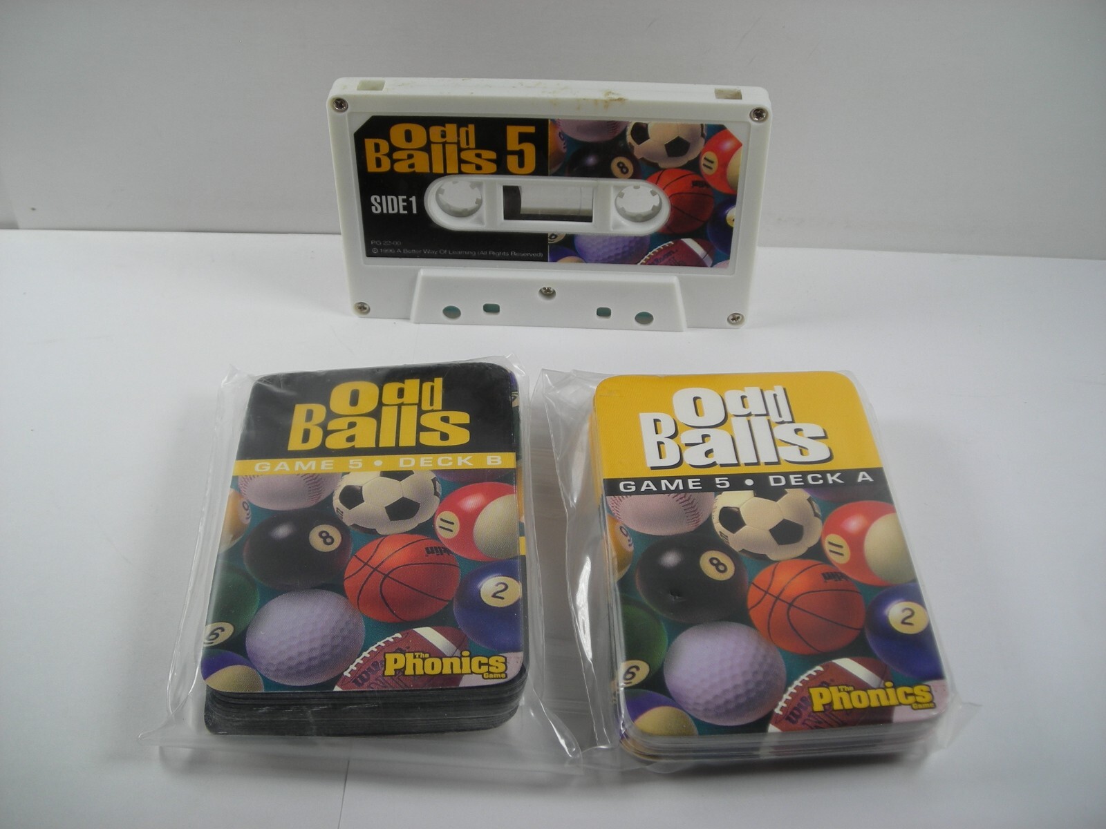 The Phonics Game Replacement Cards and Cassette Game 5 Odd Balls