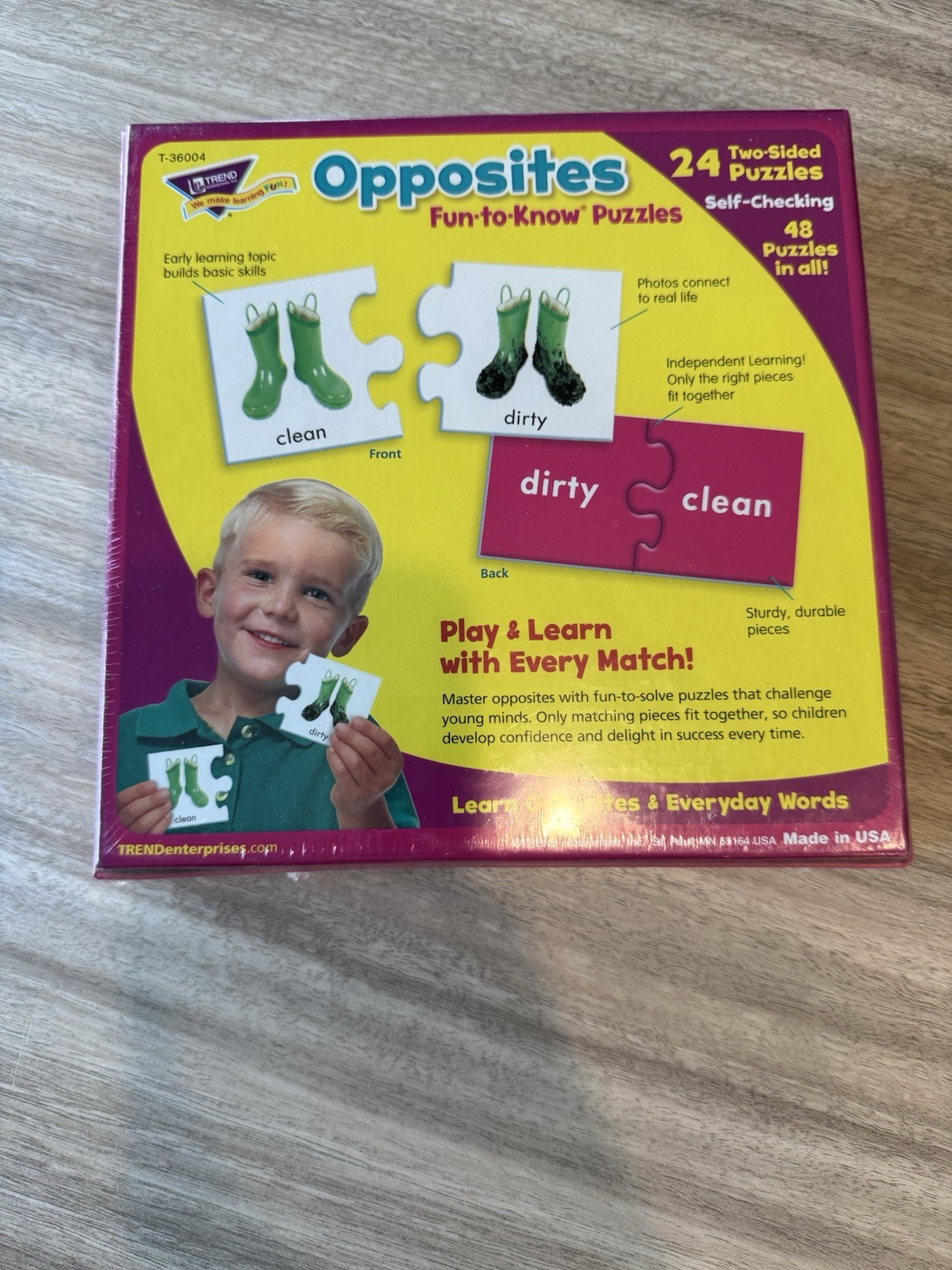 Opposites Matching Learning Game – UNOPENED