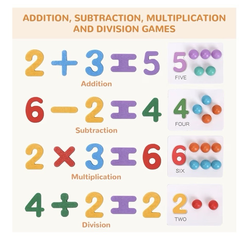 Toddler Wooden Montessori Toys for 3 4 5 6 Year Old