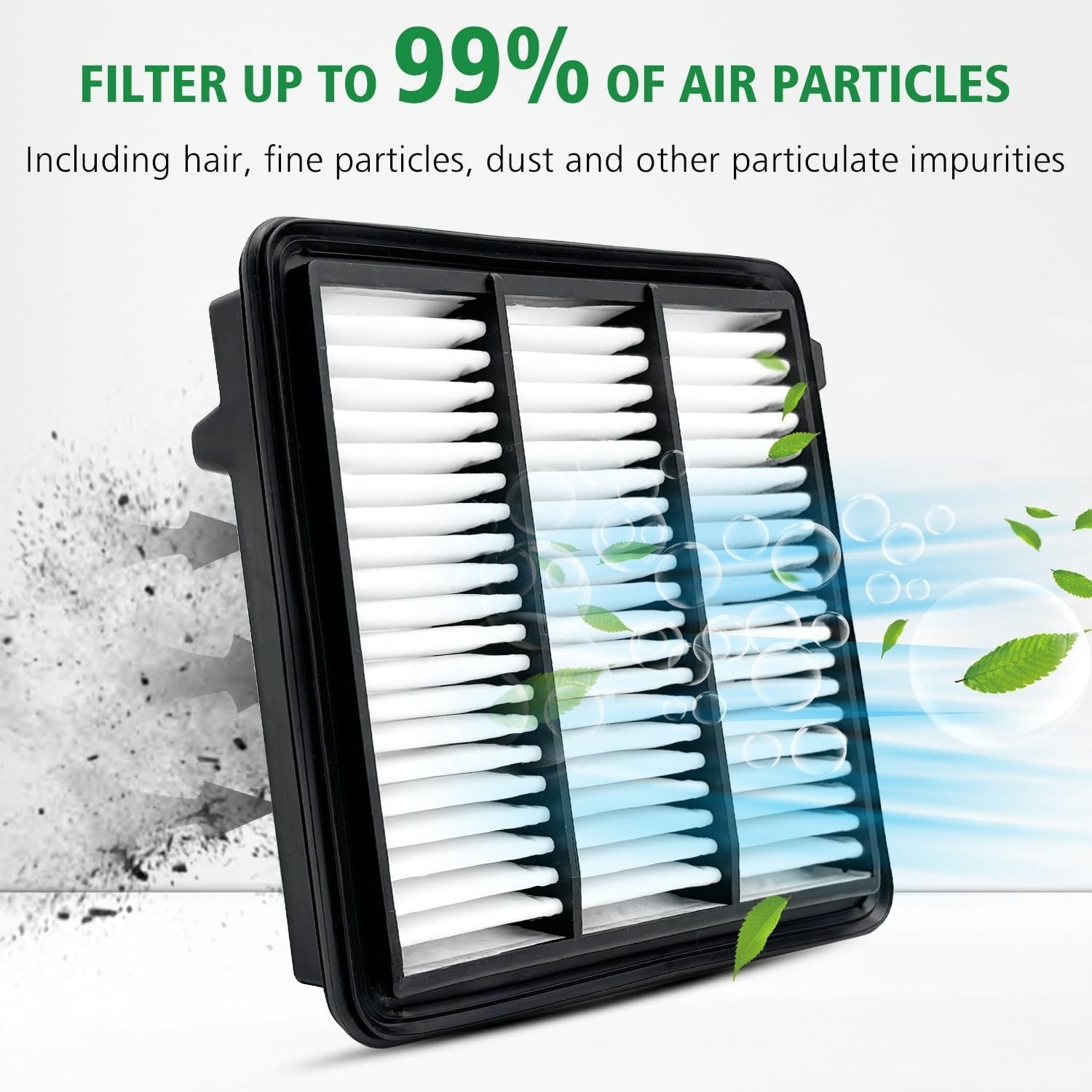 2PCS Cabin Engine Air Filter Kit Fits for CR V CRV CR-V 1.5L 2023-2025, Civic 1.