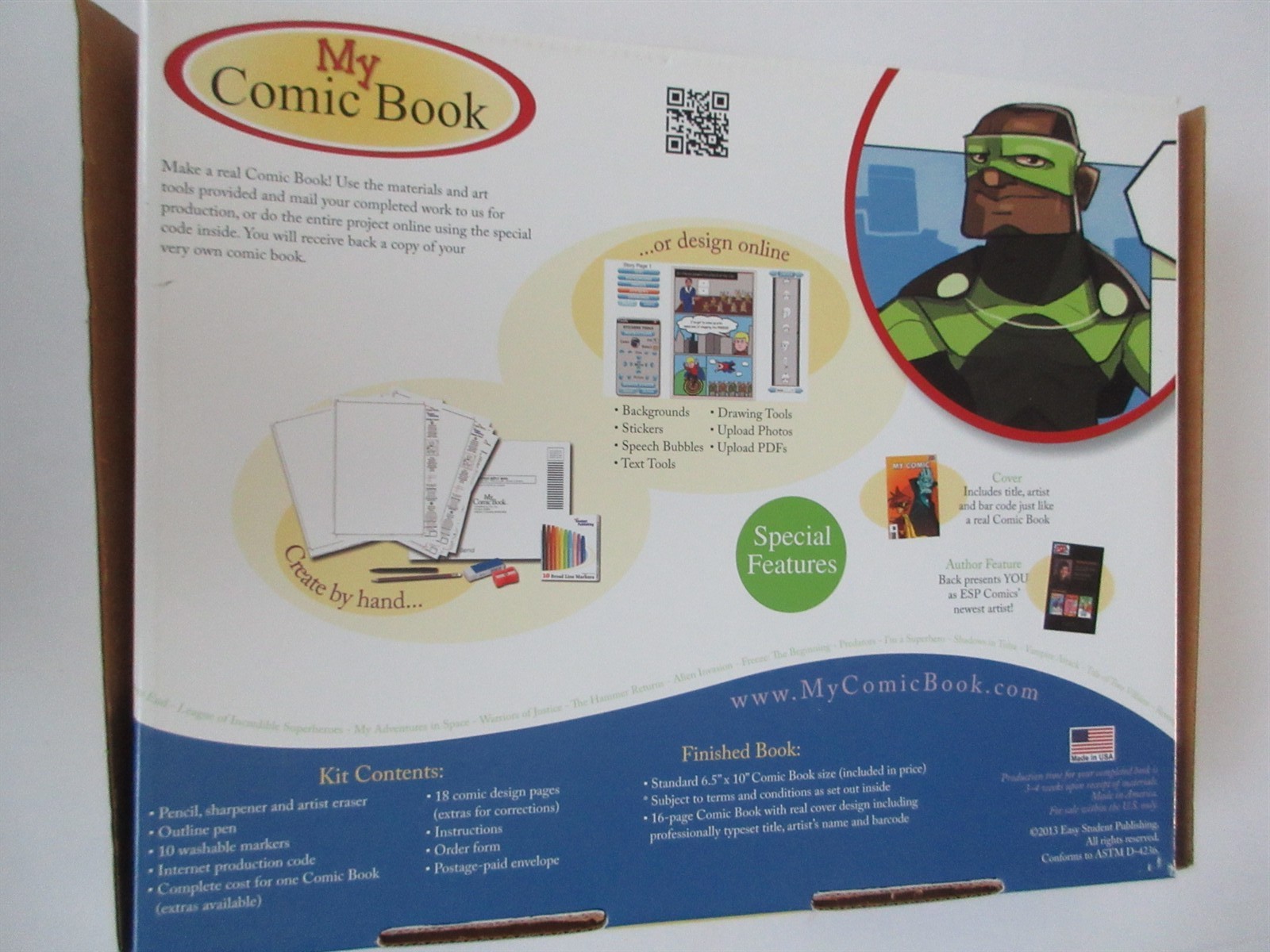 My Comic Book (Publish Your Own Comic Book!) Easy Student Publishing NEW OPEN