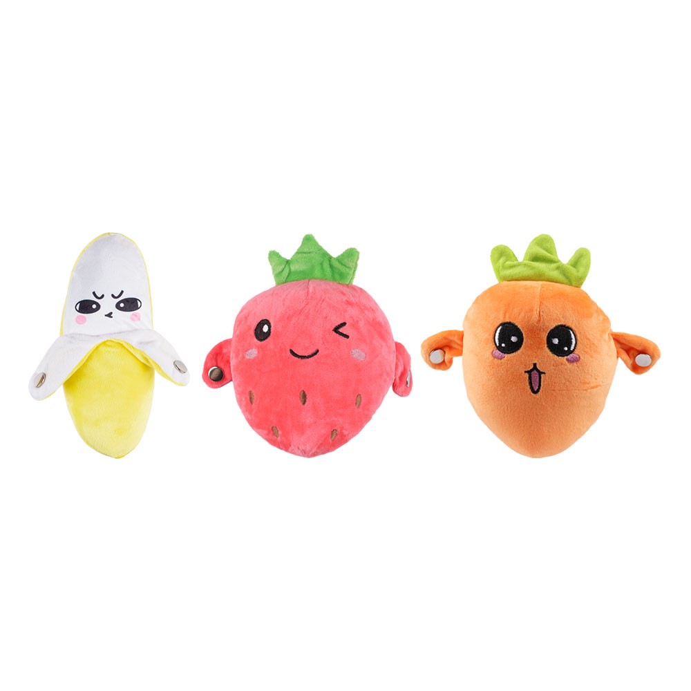 Interactive Musical Toy Fruit Sensing Beat Piano Plush Toy Electric Plush Toy