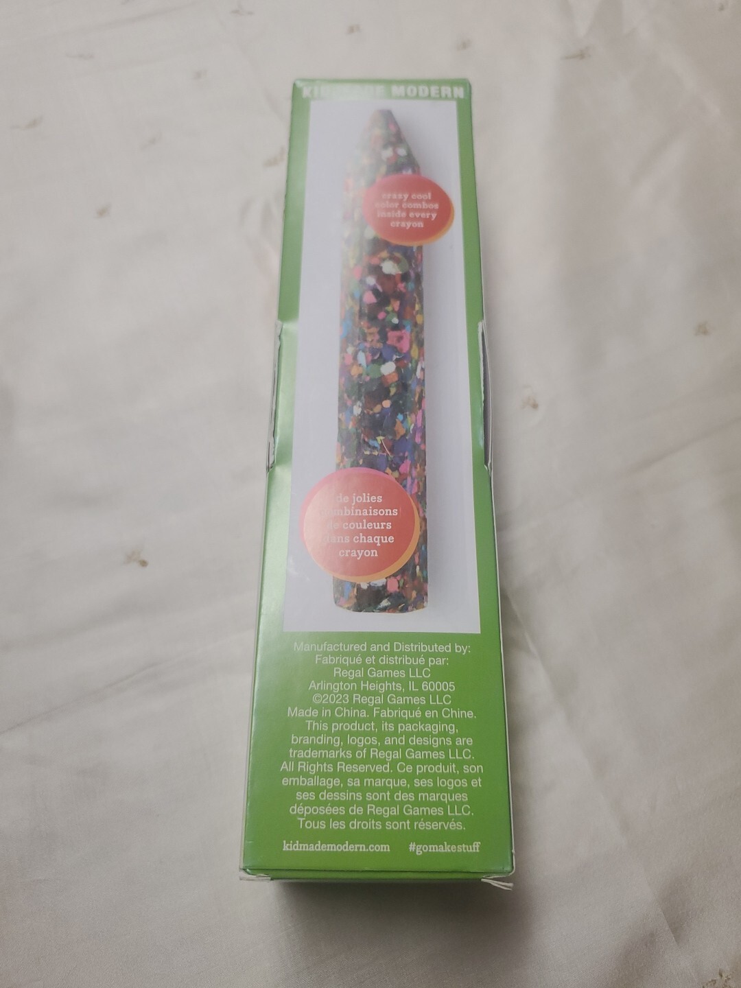 Kid Made Modern Giant Crazy Crayon Bright, 64 Colors In 1 Giant Crayon. NIB