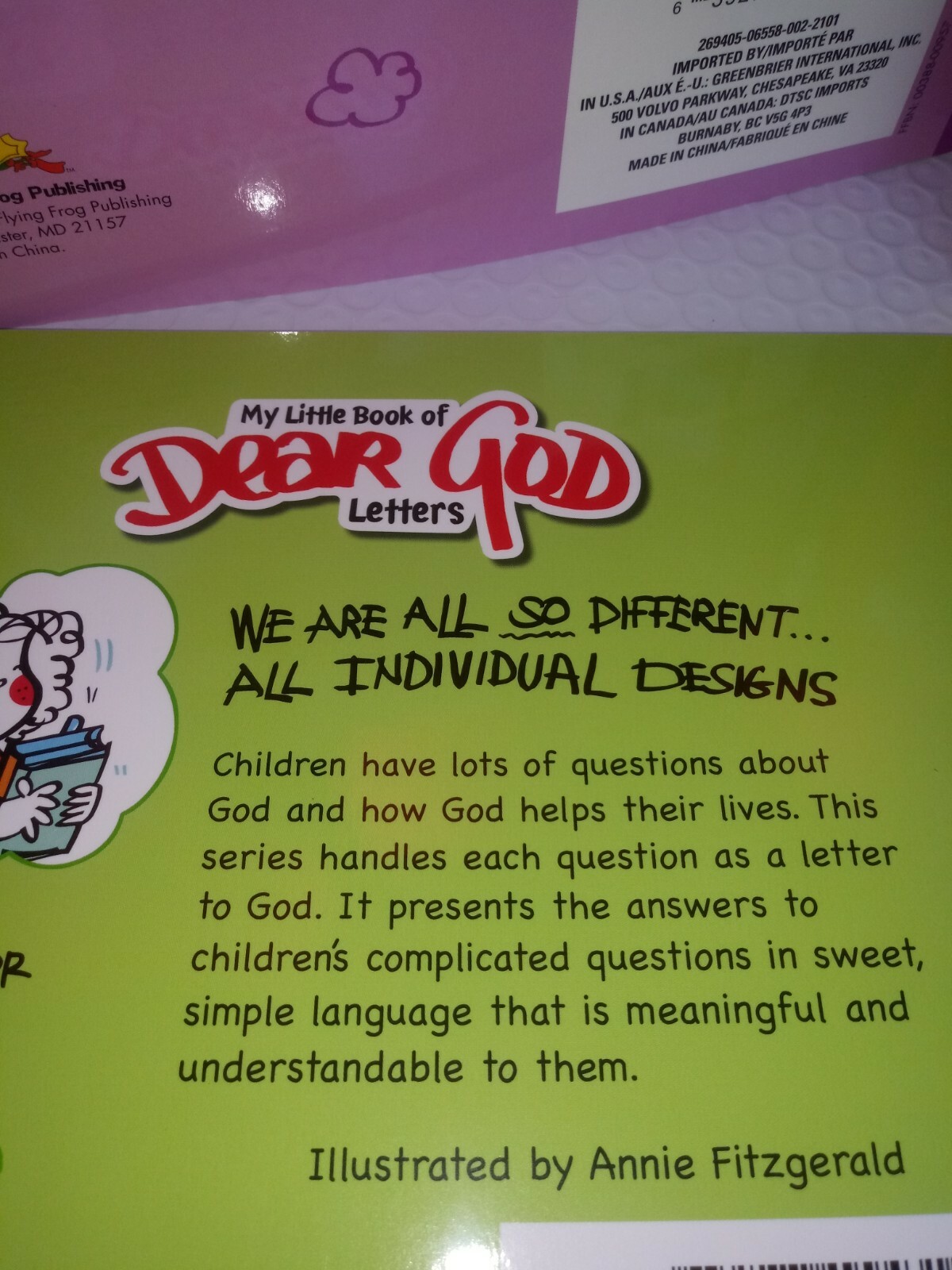 Dear GOD Children’s Hard Cover Book Set . 4 Books Christian Religion Gift