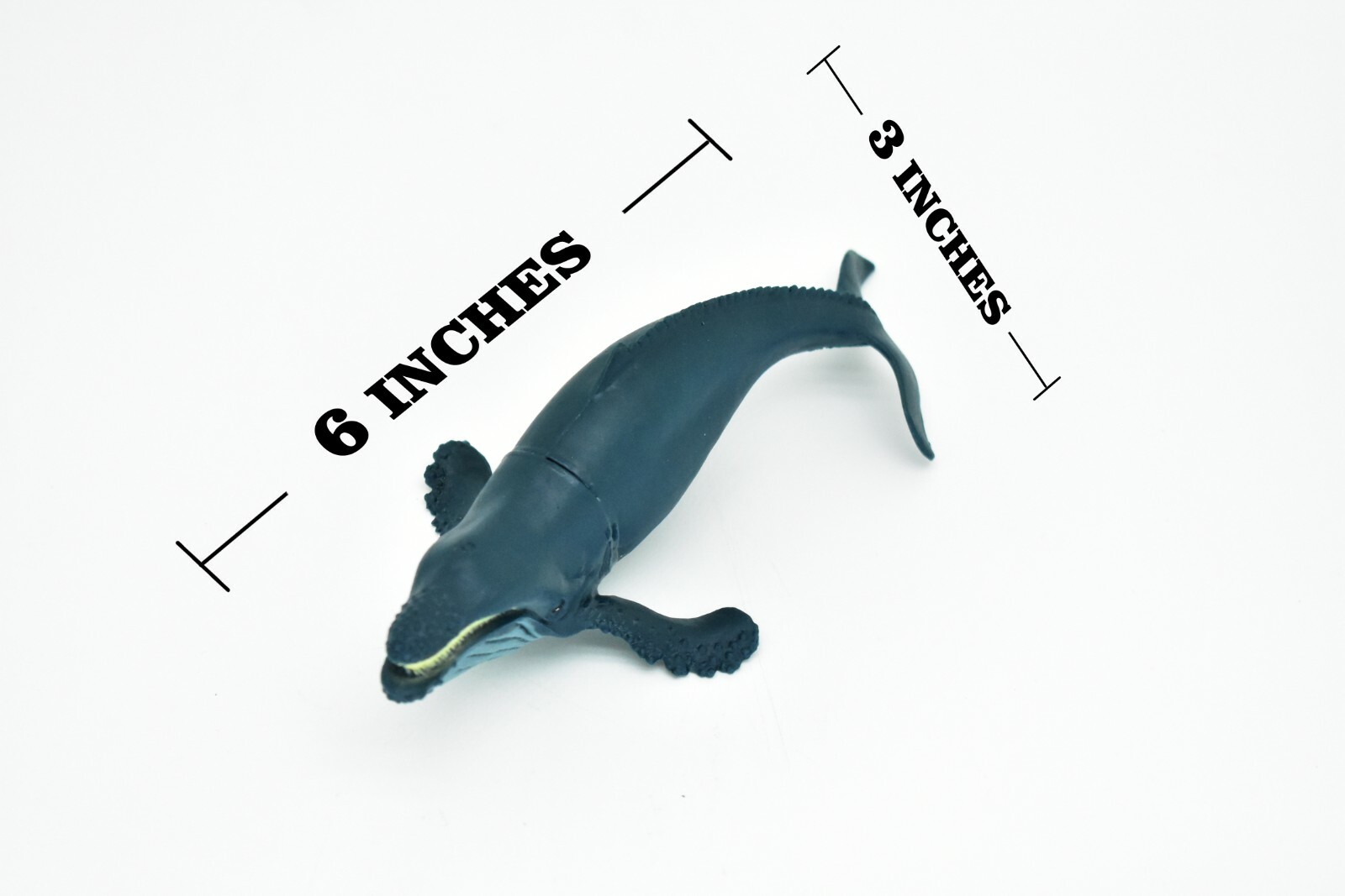 Humpback Whale, Very Nice Plastic Replica 6″ CWG91 B239